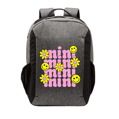 Groovy Mini Retro Flower Happy Mother's Day Family Vector Backpack