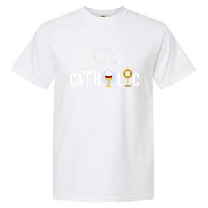 Godloving Massgoing Rosarypraying Catholic Great Gift Cute Gift Garment-Dyed Heavyweight T-Shirt