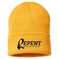 Gifts Making Room Repent Dont Let Your Sin Add Up Sustainable Knit Beanie