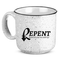 Gifts Making Room Repent Dont Let Your Sin Add Up 15oz Campfire Ceramic Mug