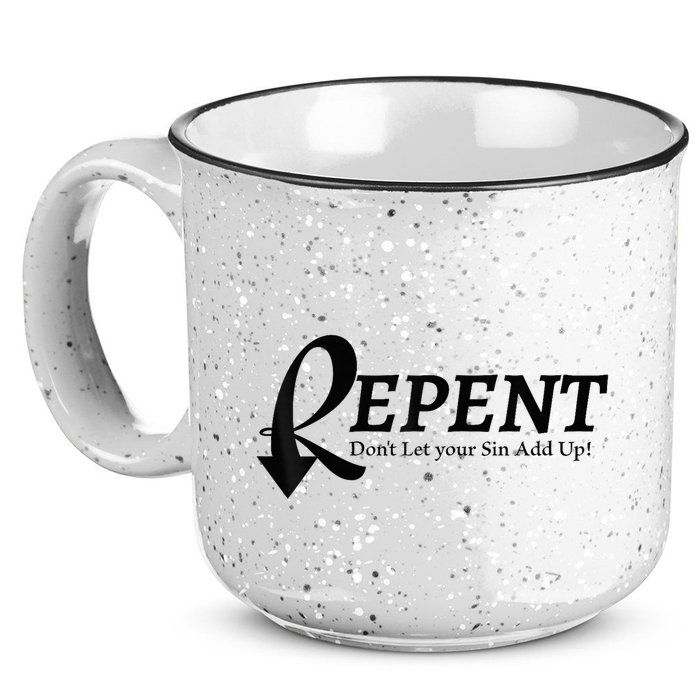 Gifts Making Room Repent Dont Let Your Sin Add Up 15oz Campfire Ceramic Mug