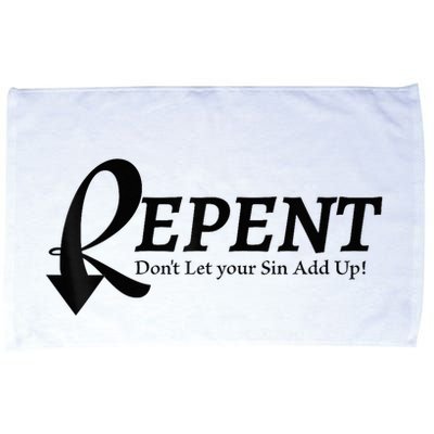 Gifts Making Room Repent Dont Let Your Sin Add Up Microfiber Hand Towel