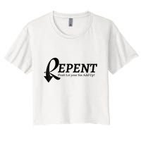 Gifts Making Room Repent Dont Let Your Sin Add Up Crop Top