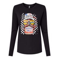 Graphic Motorsport Retro 90s Racing Retro Drinking Beer Womens Cotton Relaxed Long Sleeve T-Shirt