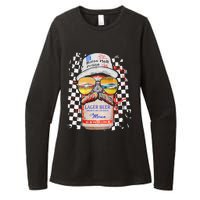 Graphic Motorsport Retro 90s Racing Retro Drinking Beer Womens CVC Long Sleeve Shirt