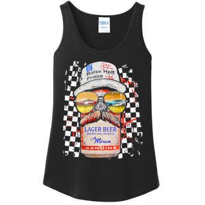 Graphic Motorsport Retro 90s Racing Retro Drinking Beer Ladies Essential Tank