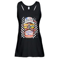 Graphic Motorsport Retro 90s Racing Retro Drinking Beer Ladies Essential Flowy Tank