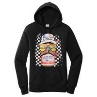 Graphic Motorsport Retro 90s Racing Retro Drinking Beer Women's Pullover Hoodie