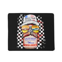 Graphic Motorsport Retro 90s Racing Retro Drinking Beer Mousepad