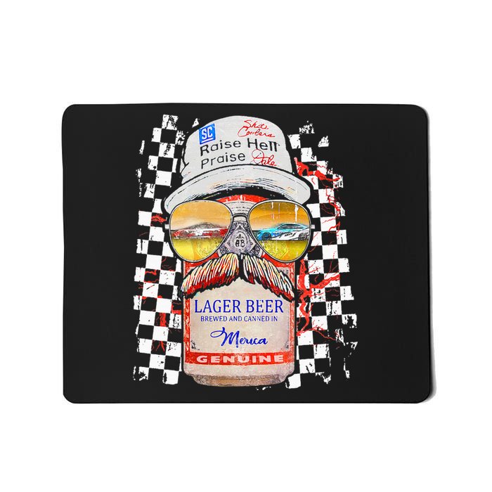 Graphic Motorsport Retro 90s Racing Retro Drinking Beer Mousepad