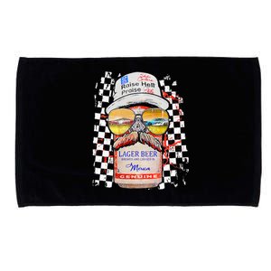 Graphic Motorsport Retro 90s Racing Retro Drinking Beer Microfiber Hand Towel