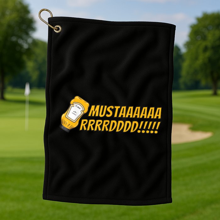 Gnx Mustard Reference Album Golf Towel