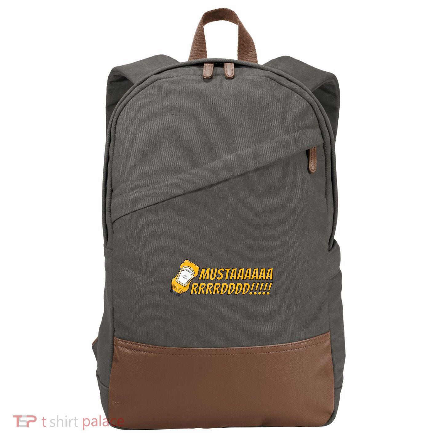 Gnx Mustard Reference Album Cotton Canvas Backpack