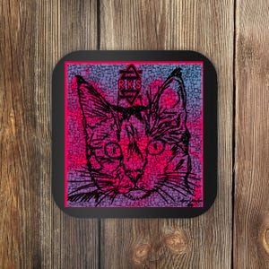 Good Music Rainbow Kitten Surprise Coaster