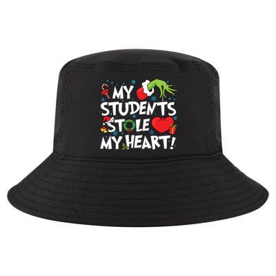 Grinchmas My Student Stole My Heart Teacher Christmas Cool Comfort Performance Bucket Hat