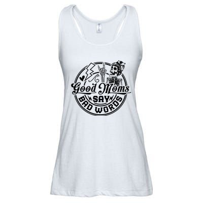 Good Moms Say Bad Words Ladies Essential Flowy Tank