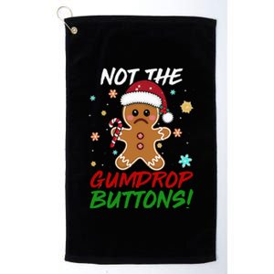 Gingerbread Man Santa Hat Not The Gumdrop Button Xmas Platinum Collection Golf Towel