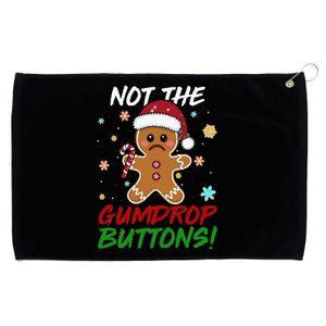 Gingerbread Man Santa Hat Not The Gumdrop Button Xmas Grommeted Golf Towel