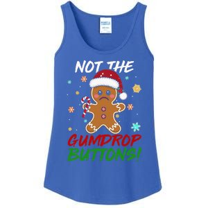 Gingerbread Man Santa Hat Not The Gumdrop Button Xmas Ladies Essential Tank