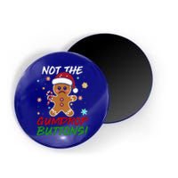 Gingerbread Man Santa Hat Not The Gumdrop Button Xmas Magnet