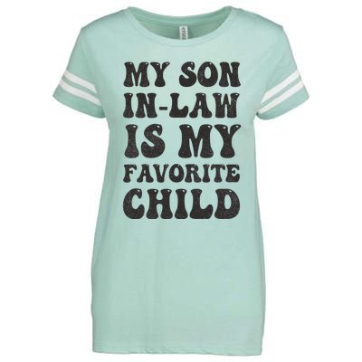 Groovy My Son In Law Is My Favorite Child Son In Law Funny Enza Ladies Jersey Football T-Shirt