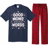 Good Moms Say Bad Words Funny Mother's Day Pajama Set