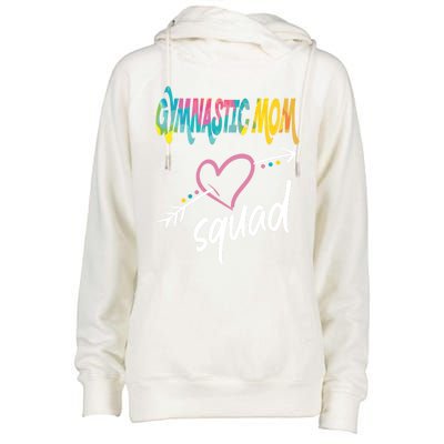 Gymnastic Mom Squad Gymnast Mom Great Gift Womens Funnel Neck Pullover Hood