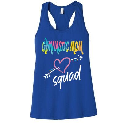 Gymnastic Mom Squad Gymnast Mom Great Gift Women's Racerback Tank