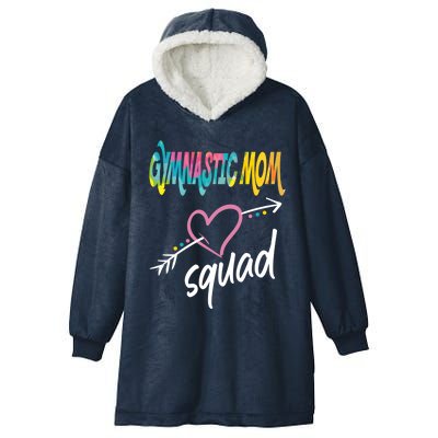 Gymnastic Mom Squad Gymnast Mom Great Gift Hooded Wearable Blanket