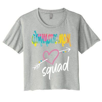 Gymnastic Mom Squad Gymnast Mom Great Gift Women's Crop Top Tee