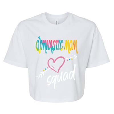 Gymnastic Mom Squad Gymnast Mom Great Gift Bella+Canvas Jersey Crop Tee