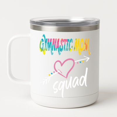 Gymnastic Mom Squad Gymnast Mom Great Gift 12 oz Stainless Steel Tumbler Cup