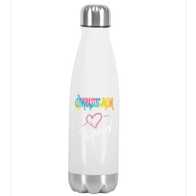 Gymnastic Mom Squad Gymnast Mom Great Gift Stainless Steel Insulated Water Bottle