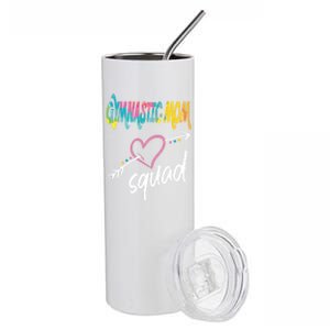 Gymnastic Mom Squad Gymnast Mom Great Gift Stainless Steel Tumbler