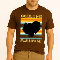 Gobble Me Swallow Me Funny Turkey Cooling Performance Crew T-Shirt