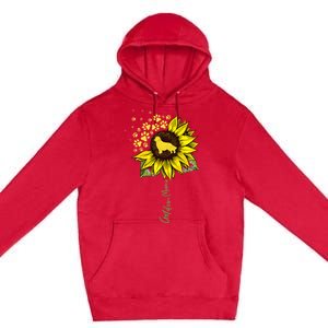 Golden Mom Sunflower Golden Retriever Lover Gifts Dog Mama Premium Pullover Hoodie