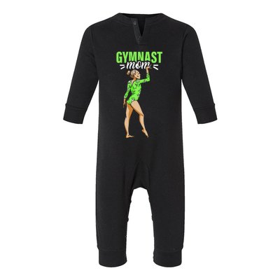 Gymnast Mom Sports Gymnastics Gymnasts Lover Mother Mommy Cute Gift Infant Fleece One Piece