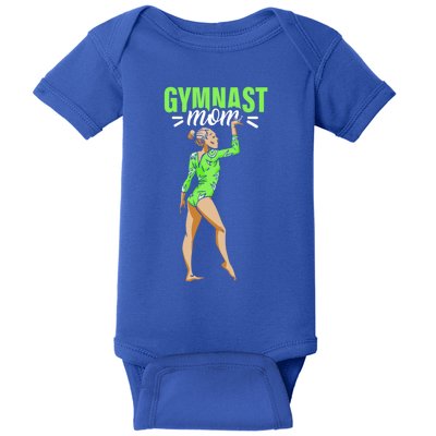 Gymnast Mom Sports Gymnastics Gymnasts Lover Mother Mommy Cute Gift Baby Bodysuit