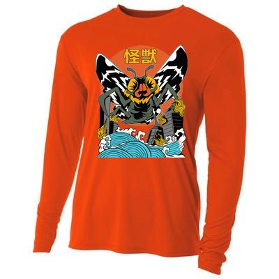 Giant Moth Sunset Japanese Cooling Performance Long Sleeve Crew