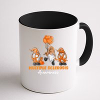 Gnomes Multiple Sclerosis Awareness Orange Ribbon Mug