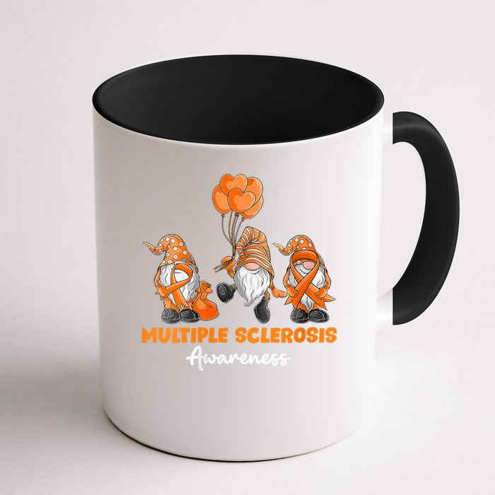 Gnomes Multiple Sclerosis Awareness Orange Ribbon Mug
