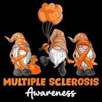 Gnomes Multiple Sclerosis Awareness Orange Ribbon Mug