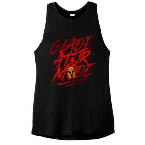 Gladiator Mode Spartan Beast Workout Gym Boxing Mma Gift Ladies PosiCharge Tri-Blend Wicking Tank