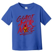 Gladiator Mode Spartan Beast Workout Gym Boxing Mma Gift Toddler T-Shirt