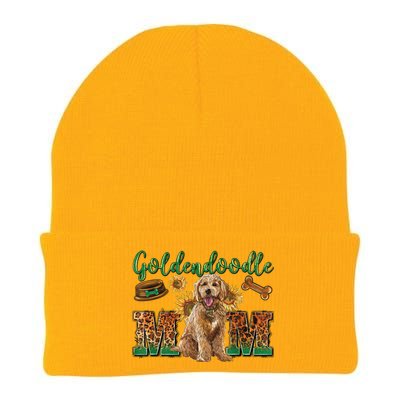 Goldendoodle Mom Sunflowers Goldendoodle Lovers Knit Cap Winter Beanie