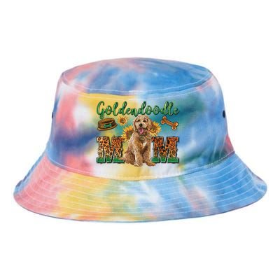 Goldendoodle Mom Sunflowers Goldendoodle Lovers Tie Dye Newport Bucket Hat