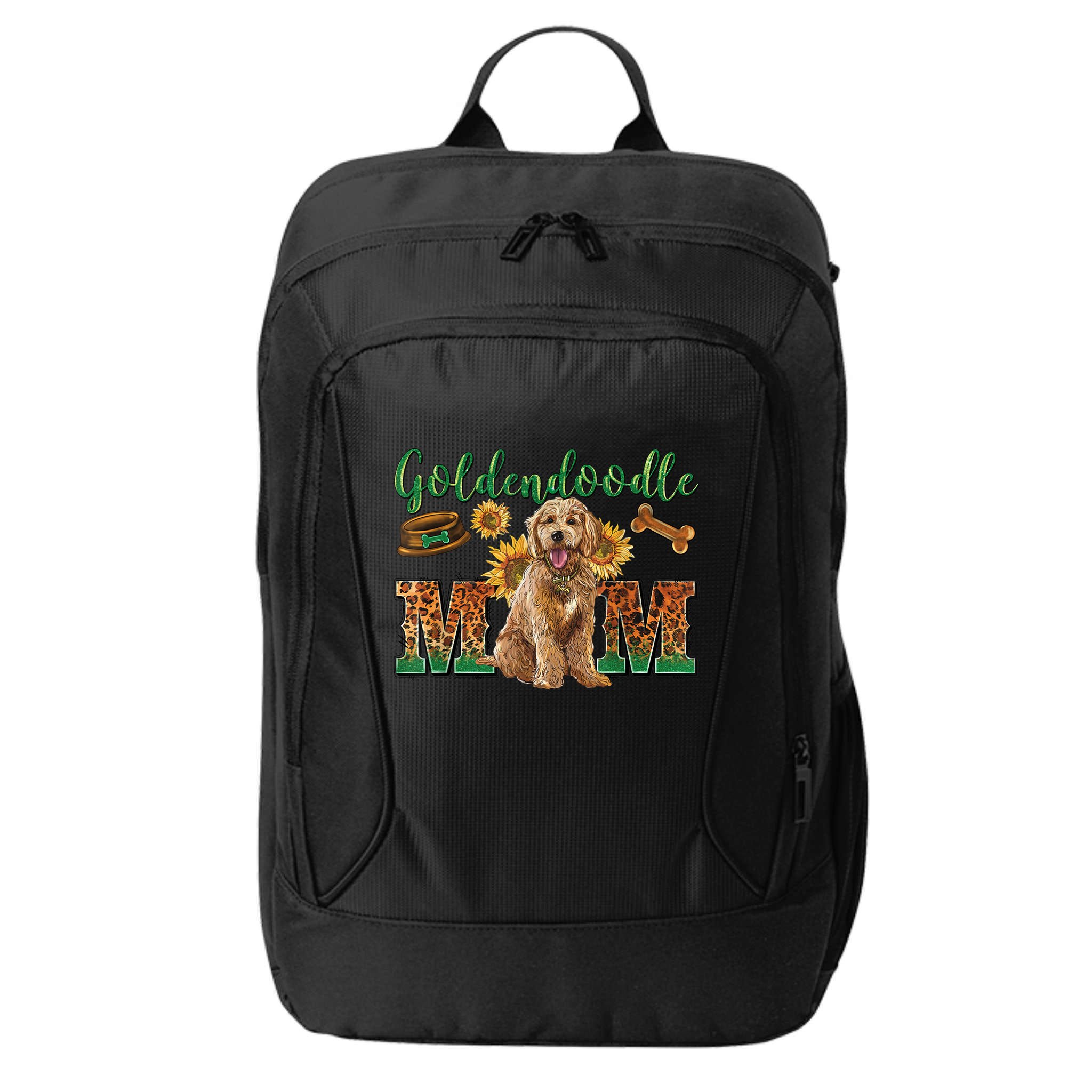 Goldendoodle Mom Sunflowers Goldendoodle Lovers City Backpack