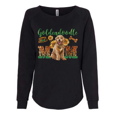 Goldendoodle Mom Sunflowers Goldendoodle Lovers Womens California Wash Sweatshirt