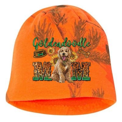 Goldendoodle Mom Sunflowers Goldendoodle Lovers Kati - Camo Knit Beanie