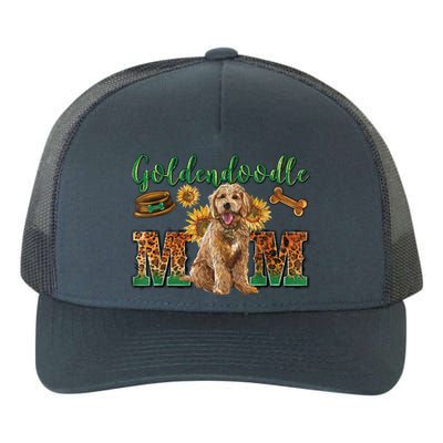 Goldendoodle Mom Sunflowers Goldendoodle Lovers Yupoong Adult 5-Panel Trucker Hat